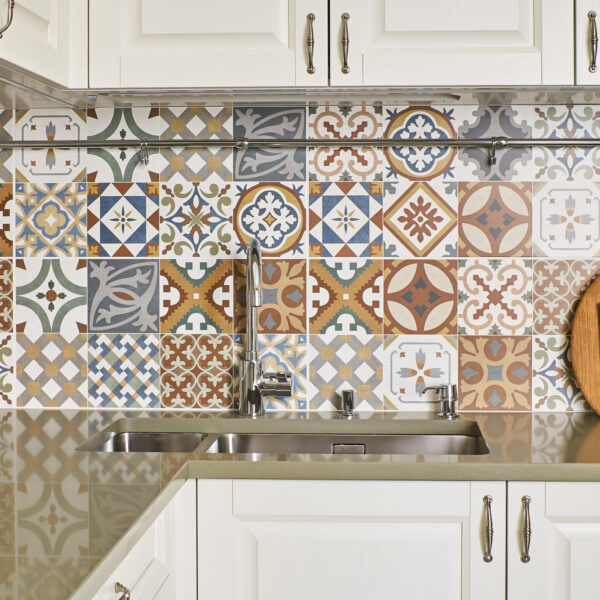 Bohemian keuken achterwand Marokkaans patroon