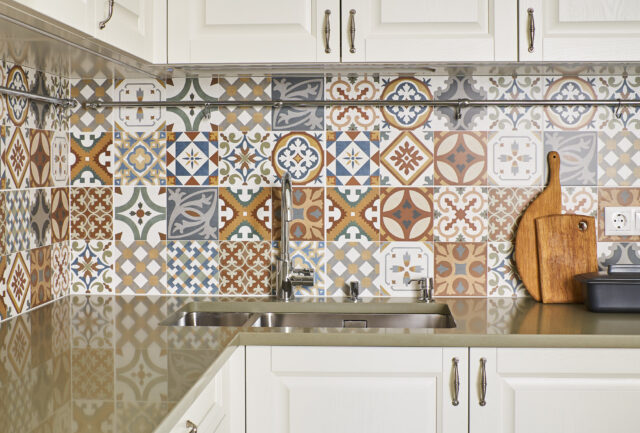Bohemian keuken achterwand Marokkaans patroon
