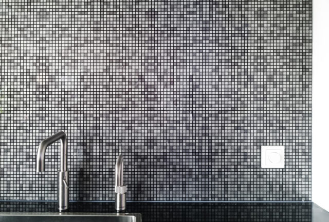 Spatwand keuken tegels kleine tegels