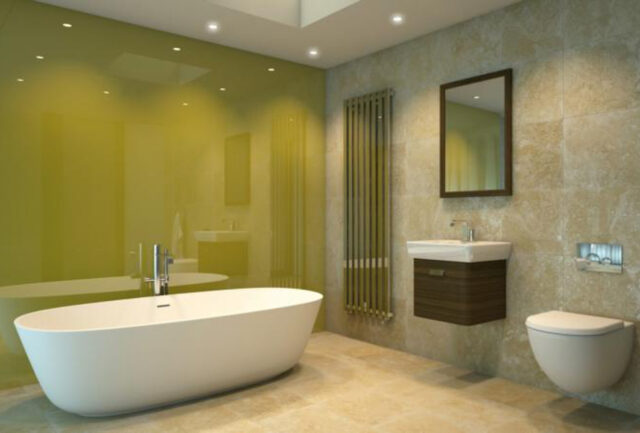badkamer wanden groen