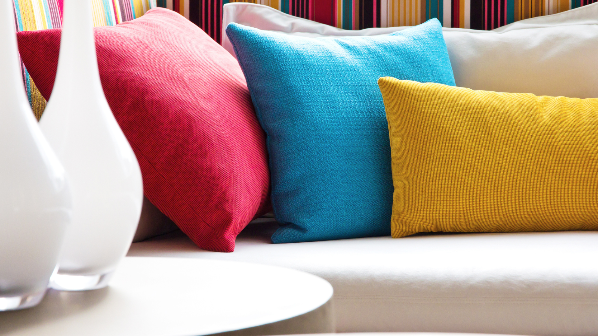 Keukenaccessoires kussens kleuren zomer