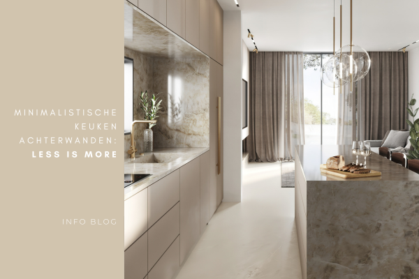 Minimalistische keuken achterwanden: less is more
